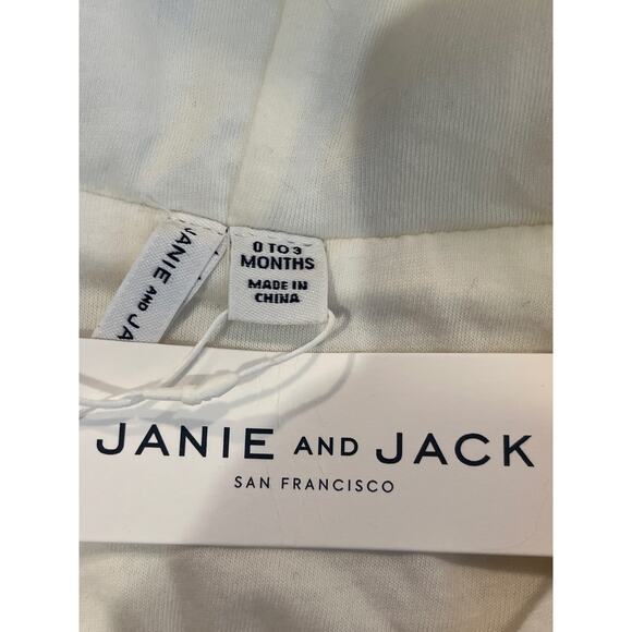 Janie and Jack NEW Baby Size 0-3 Month White Faux Fur Hooded 1 Piece Snowsuit - Picture 4 of 7